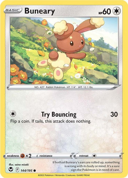 Pokemon Buneary 144/195 Silver Tempest