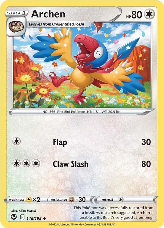 Pokemon Archen 146/195 Silver Tempest