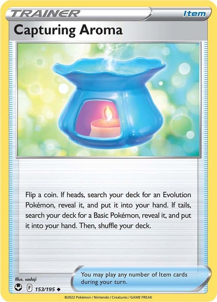 Pokemon Capturing Aroma 153/195 Silver Tempest