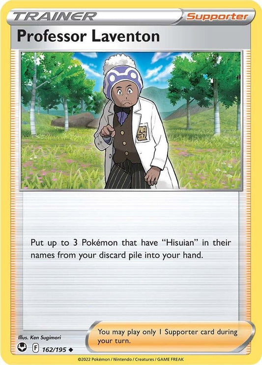 Pokemon Professor Laventon 162/195 Silver Tempest