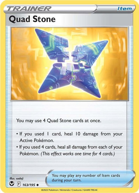 Pokemon Quad Stone 163/195 Silver Tempest