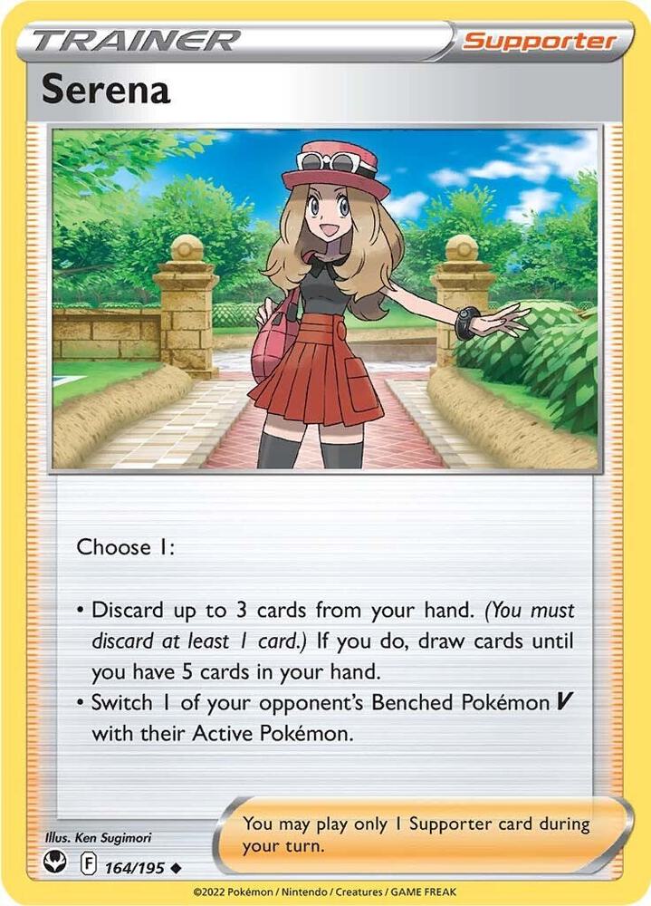 Pokemon Serena 164/195 Silver Tempest