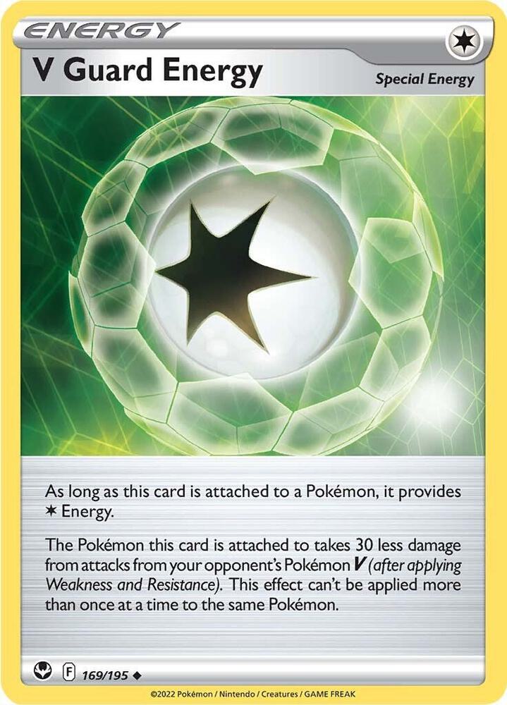 Pokemon V Guard Energy 169/195 Silver Tempest