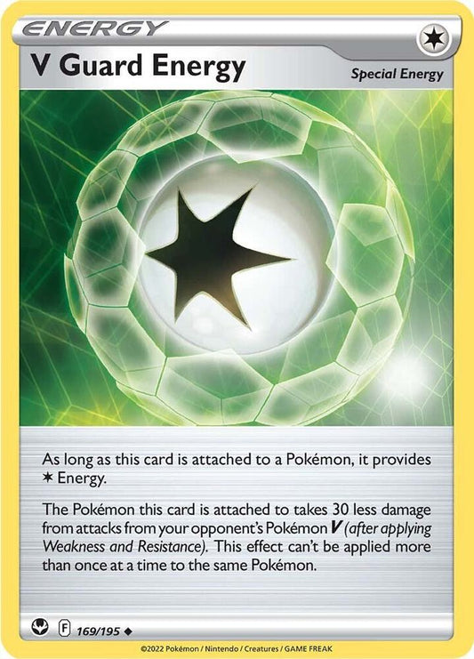Pokemon V Guard Energy 169/195 Silver Tempest