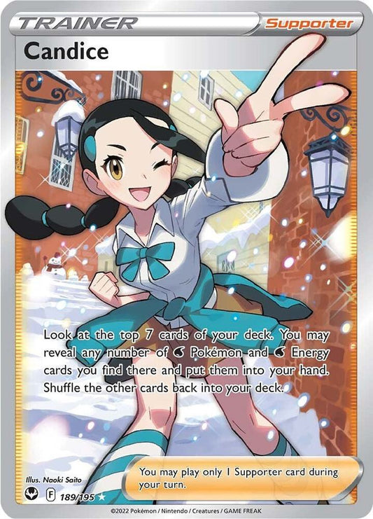 Pokemon Candice 189/195 Silver Tempest