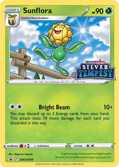 Pokemon Sunflora SWSH269 SWSH Black Star Promos