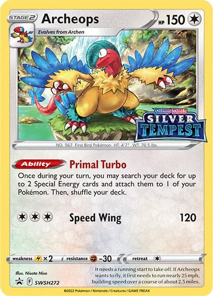 Pokemon Archeops SWSH272 SWSH Black Star Promos