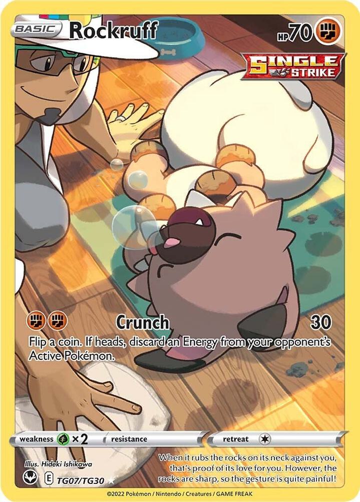Pokemon Rockruff TG07/TG30 Silver Tempest