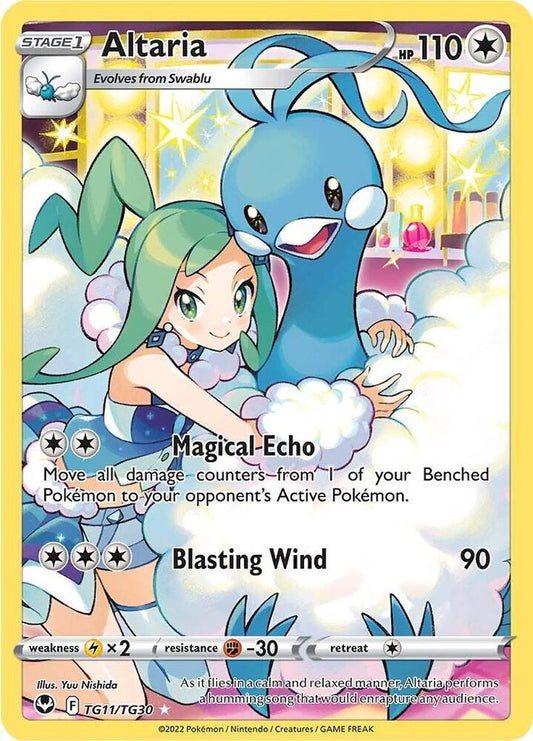 Pokemon Altaria TG11/TG30 Silver Tempest