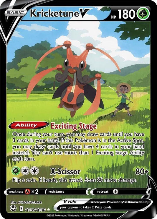 Pokemon Kricketune V TG12/TG30 Silver Tempest