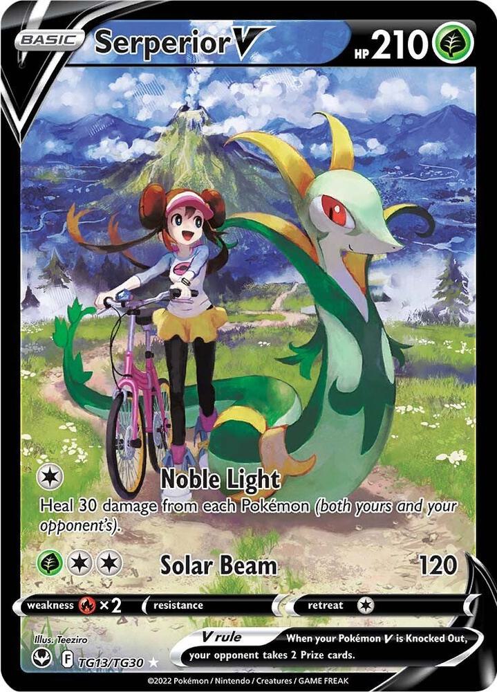 Pokemon Serperior V TG13/TG30 Silver Tempest