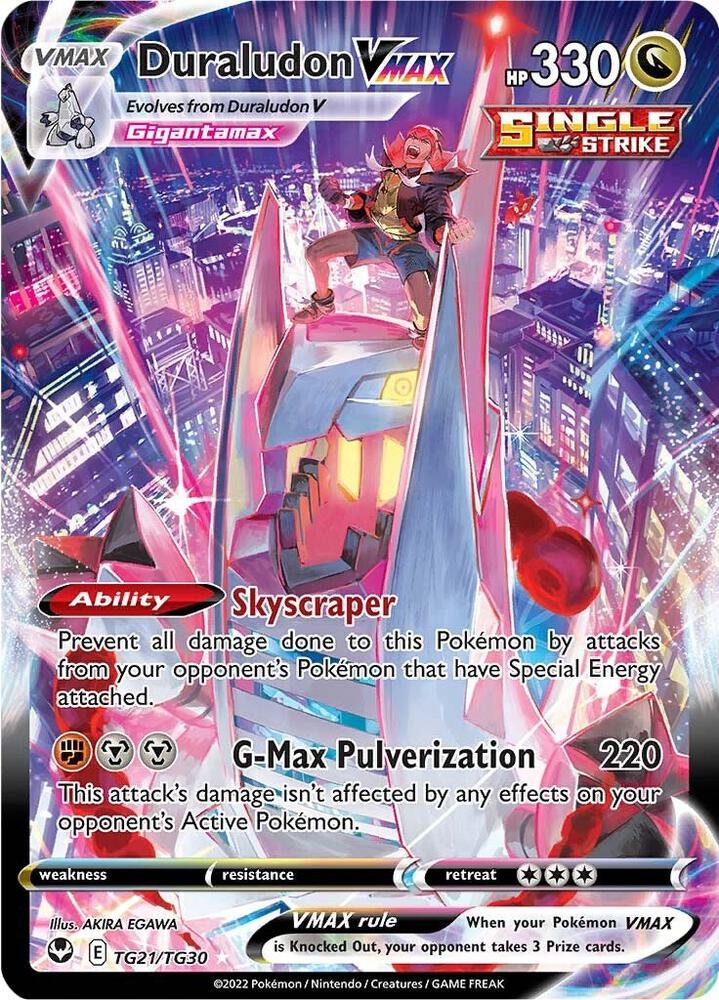 Pokemon Duraludon VMAX TG21/TG30 Silver Tempest