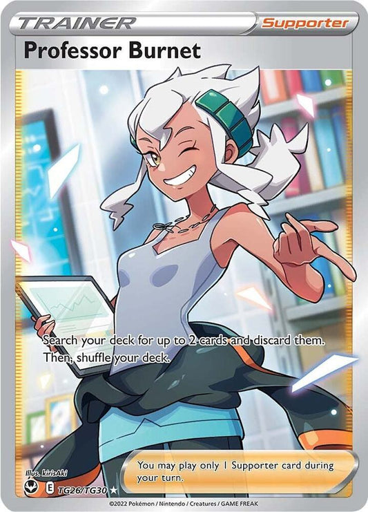 Pokemon Professor Burnet TG26/TG30 Silver Tempest