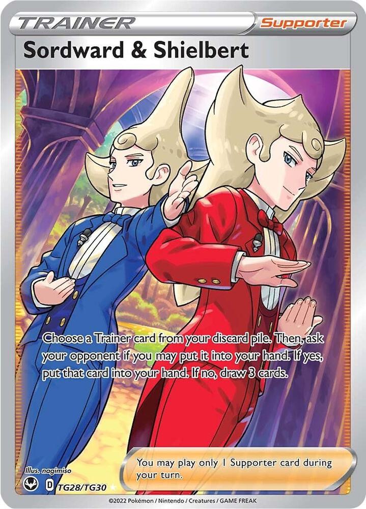 Pokemon Sordward & Shielbert TG28/TG30 Silver Tempest