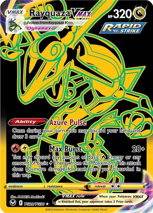 Pokemon Rayquaza VMAX TG29/TG30 Silver Tempest