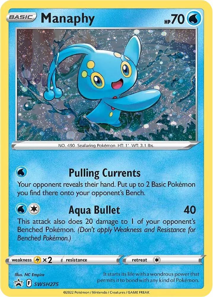 Pokemon Manaphy SWSH275 SWSH Black Star Promos