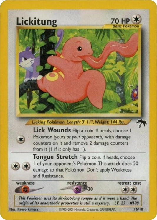Pokemon Lickitung 16/18 Southern Islands