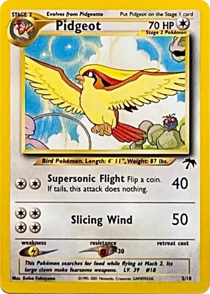 Pokemon Pidgeot 2/18 Southern Islands