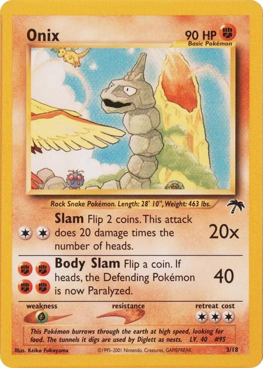 Pokemon Onix 3/18 Southern Islands