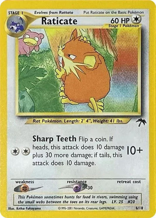 Pokemon Raticate 6/18 Southern Islands