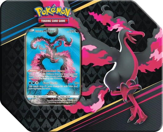 Pokemon Galarian Moltres Tin