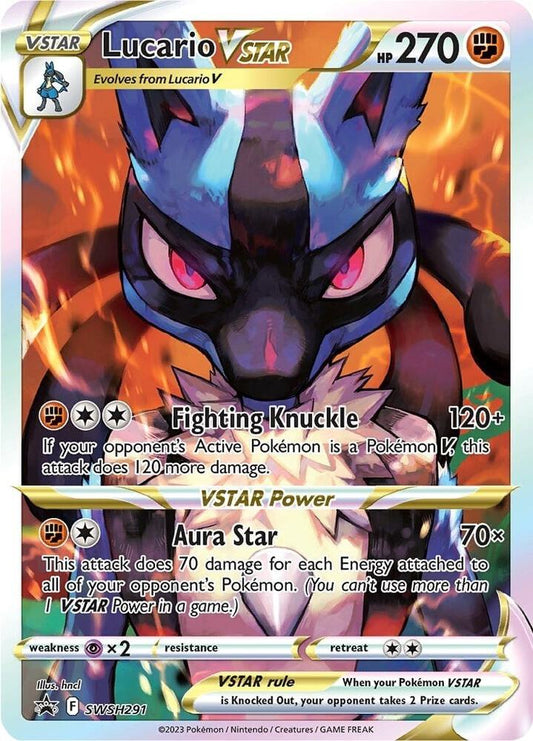 Pokemon Lucario VSTAR SWSH291 SWSH Black Star Promos