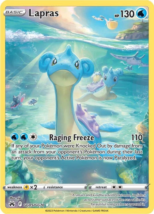 Pokemon Lapras GG05/GG70 Crown Zenith