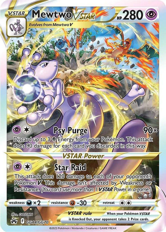 Pokemon Mewtwo VSTAR GG44/GG70 Crown Zenith