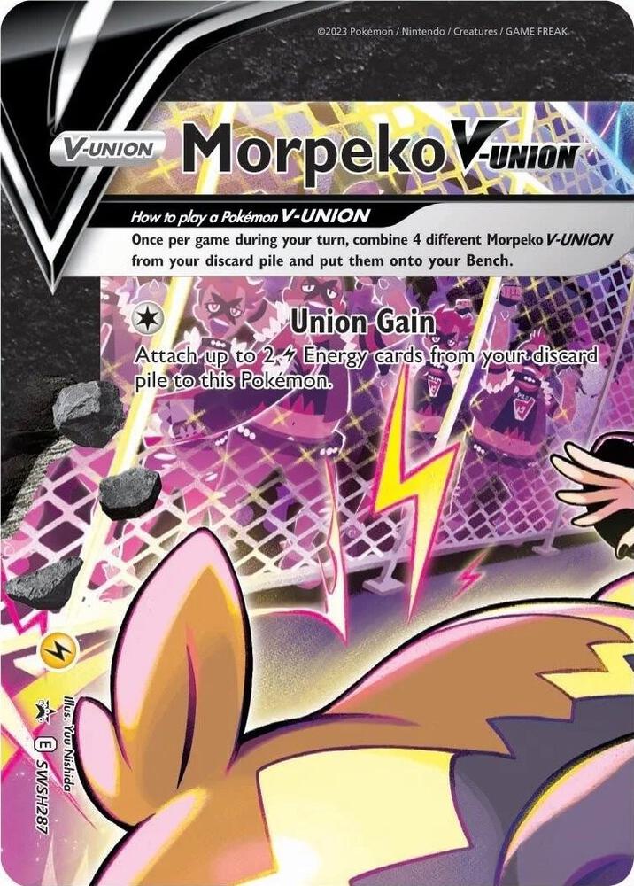 Pokemon Morpeko V-UNION SWSH287 SWSH Black Star Promos