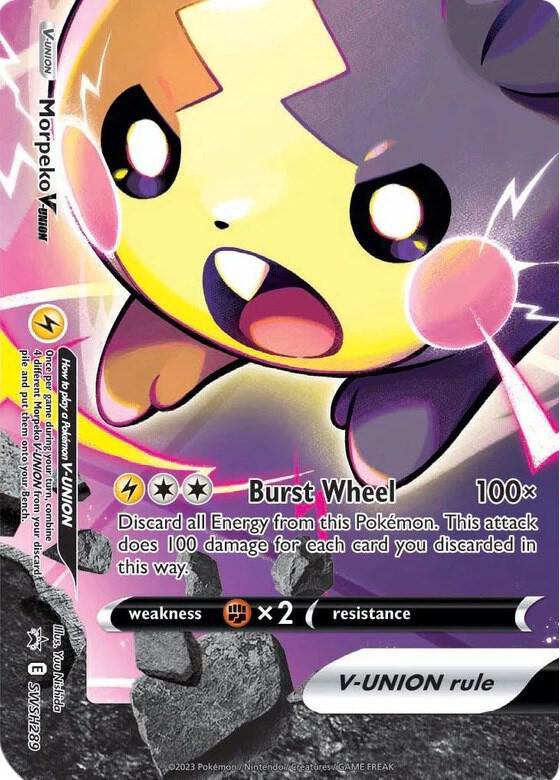 Pokemon Morpeko V-UNION SWSH289 SWSH Black Star Promos