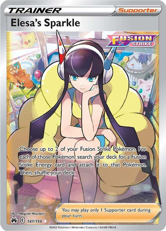 Pokemon Elesa's Sparkle 147/159 Crown Zenith