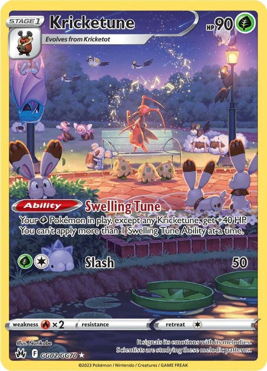 Pokemon Kricketune GG02/GG70 Crown Zenith
