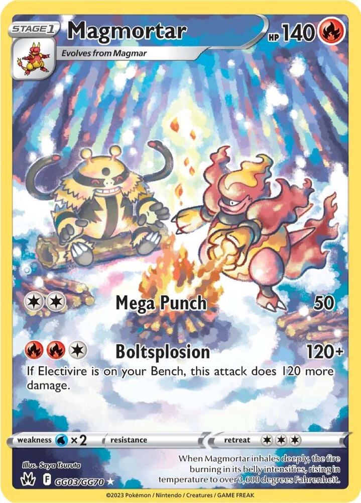 Pokemon Magmortar GG03/GG70 Crown Zenith