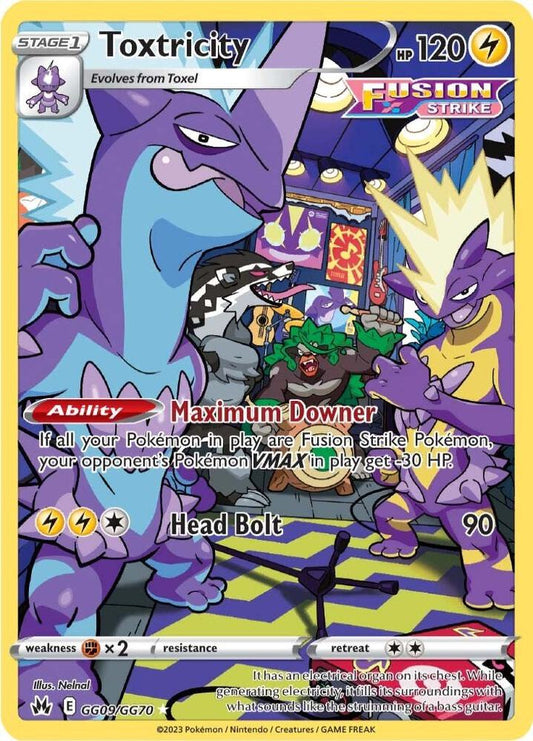 Pokemon Toxtricity GG09/GG70 Crown Zenith