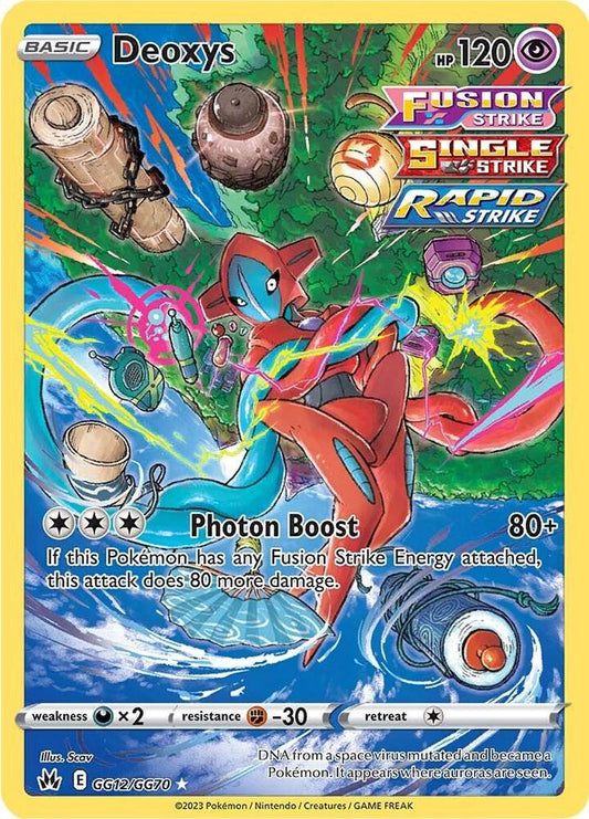 Pokemon Deoxys GG12/GG70 Crown Zenith