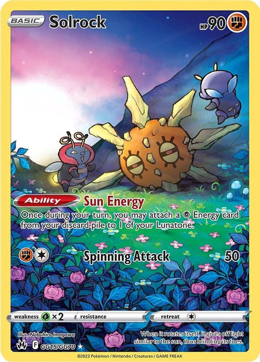 Pokemon Solrock GG15/GG70 Crown Zenith