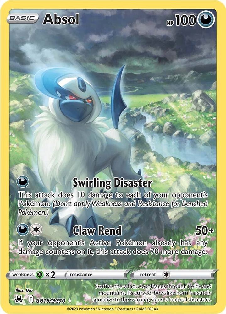 Pokemon Absol GG16/GG70 Crown Zenith