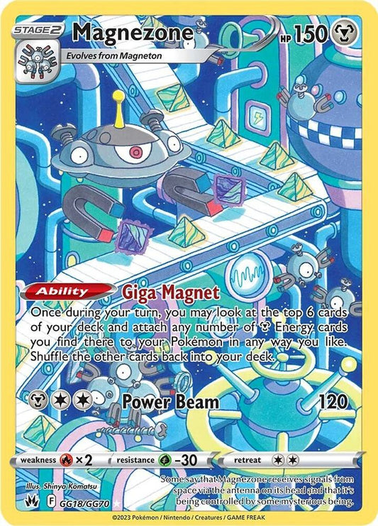 Pokemon Magnezone GG18/GG70 Crown Zenith
