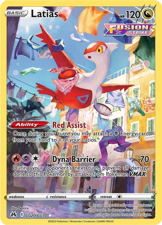 Pokemon Latias GG20/GG70 Crown Zenith