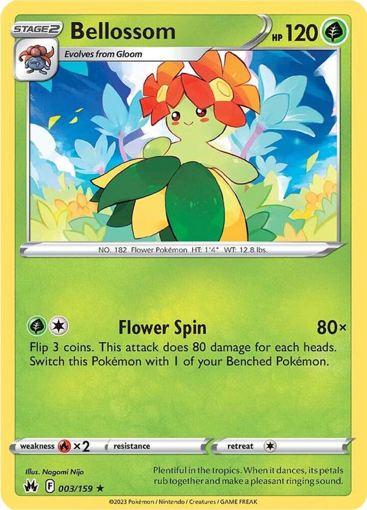 Pokemon Bellossom 3/159 Crown Zenith