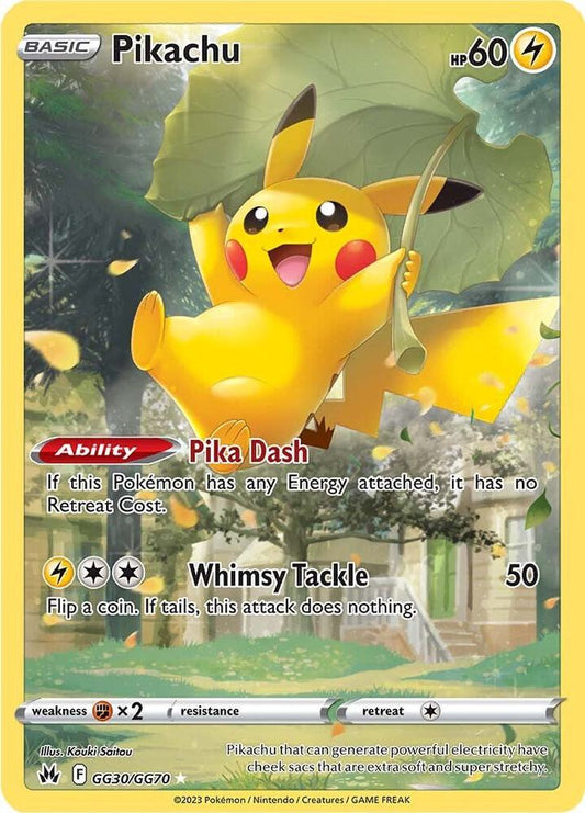 Pokemon Pikachu GG30/GG70 Crown Zenith