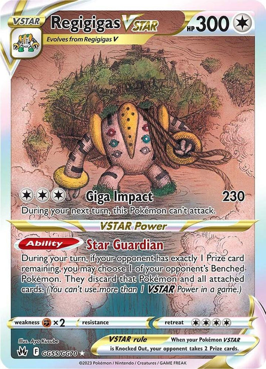 Pokemon Regigigas VSTAR GG55/GG70 Crown Zenith