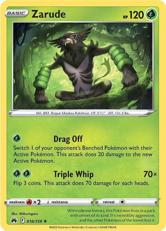 Pokemon Zarude 16/159 Crown Zenith
