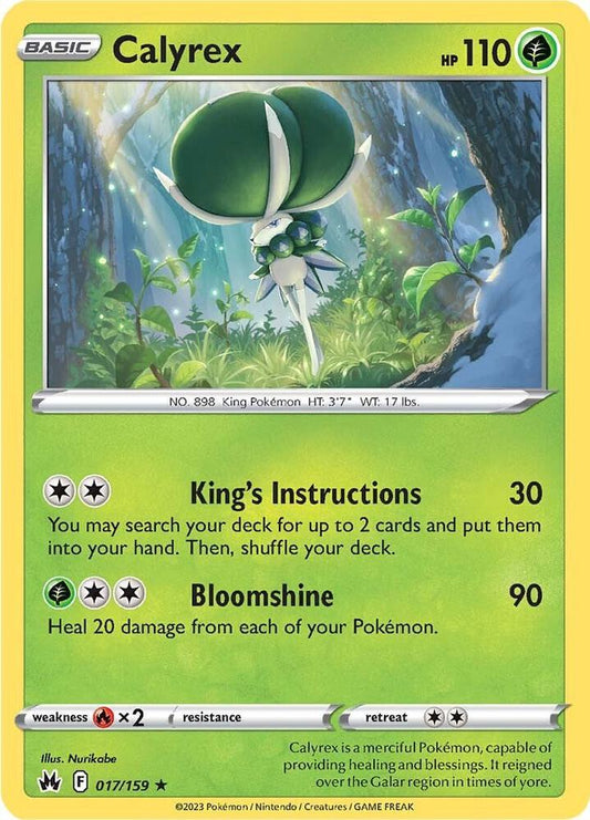 Pokemon Calyrex 17/159 Crown Zenith