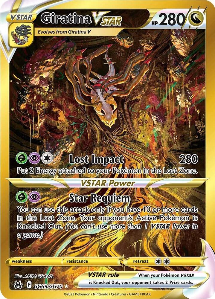 Pokemon Giratina VSTAR GG69/GG70 Crown Zenith