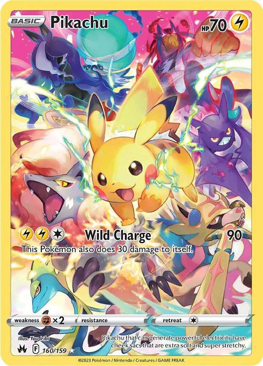Pokemon Pikachu 160/159 Crown Zenith