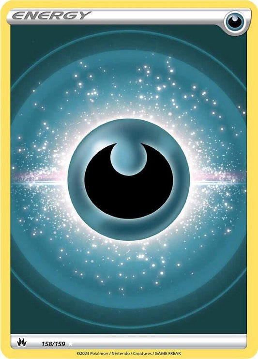 Pokemon Darkness Energy 158/159 Crown Zenith