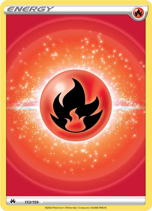 Pokemon Fire Energy 153/159 Crown Zenith