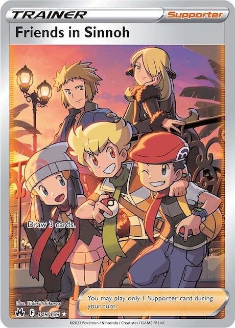 Pokemon Friends in Sinnoh 149/159 Crown Zenith