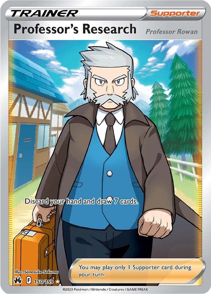 Pokemon Professor's Research 150/159 Crown Zenith